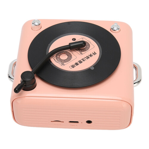Ηχείο Bluetooth Vintage Design με ενίσχυση μπάσων, δυνατό στερεοφωνικό ήχο, φορητό νυχτερινό 1