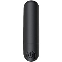 Vibrating Bullet Mini USB Rechargeable with 10 Modes Compact Pocket Size Travel Friendly Black