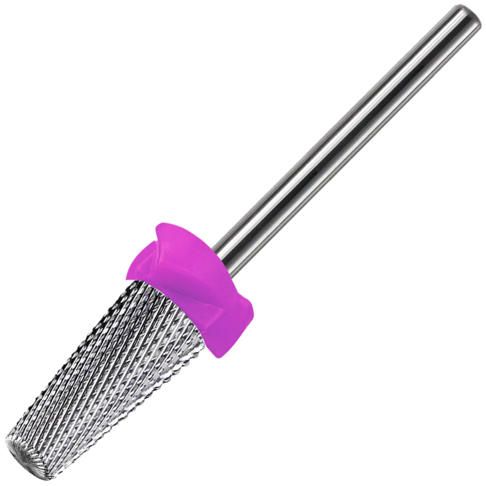 Professional 5 in 1 Carbide Nail Drill Bit, Double Fine Grit Tungsten 3/32 Shank for Acrylic and Gel