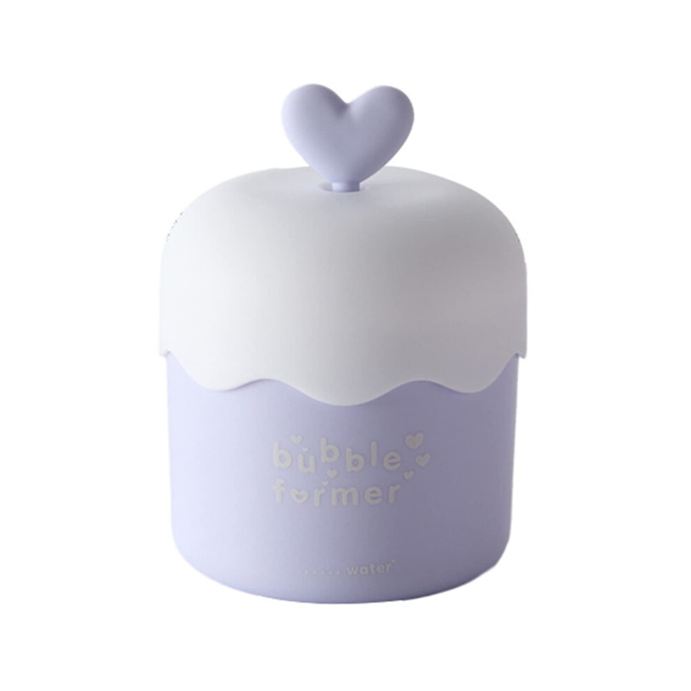Blue Face Foam Maker With Rich Finetextured Lather, Manual Facial Cleanser Foaming Cup,