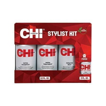 Styling-Set von CHI für Damen und Herren, 4-teilig: 355 ml Shampoo, 355 ml Kur