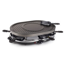 Grelhador raclette Princess 162700 - Oval - 8 pessoas - 1200 W