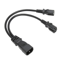 Müheloses Energiemanagement, IEC-Y-Splitterkabel für höhere Produktivität, 1-in-2-out-Splitterkabel für optimale Geräteorganisation und