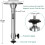 Strong and Safe Loading Capacity, Universal Mount Stand, Fully Adjustable Projection Angle, Angle Adjustable Ceiling Projector Mount for Wedding Scene 2