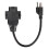 Κοντό καλώδιο επέκτασης ρεύματος UL Certified16AWG15A βαρέως τύπου με κλιπ Alligator Saver για 1