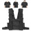 Universal Walkie Talkie Vest, Βολική ζώνη στήθους μεταφοράς με ραδιοφωνικό δέκτη και 8