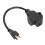 Κοντό καλώδιο επέκτασης ρεύματος UL Certified16AWG15A βαρέως τύπου με κλιπ Alligator Saver για 2