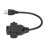 Κοντό καλώδιο επέκτασης ρεύματος UL Certified16AWG15A βαρέως τύπου με κλιπ Alligator Saver για 3