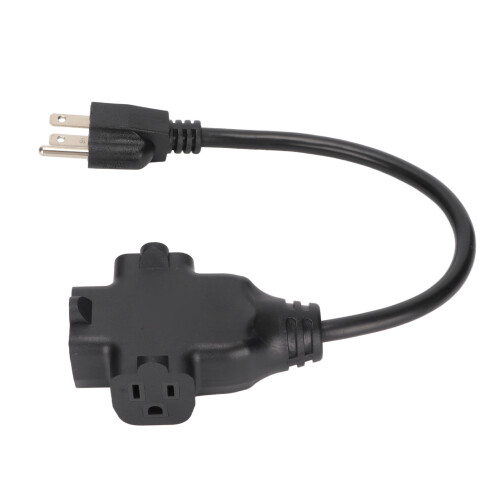 Κοντό καλώδιο επέκτασης ρεύματος UL Certified16AWG15A βαρέως τύπου με κλιπ Alligator Saver για 2