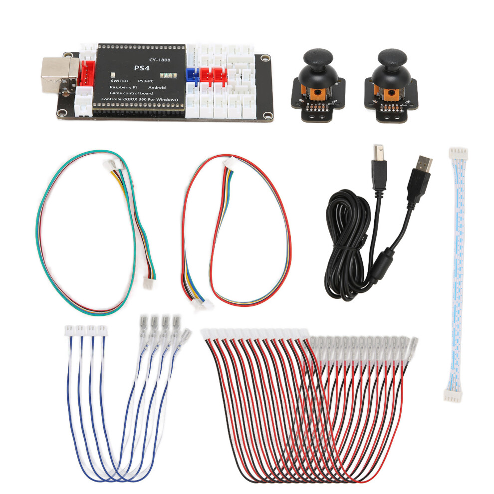 Compatible Led Arcade Joystick For Windows Raspberry Pi Retropie Projects, Zero Delay Arcade Usb Encoder With High-Quality Arcade Controller Parts For 9416038685057