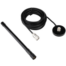 Premium VHF UHF Ham Radio Antenne 136-174MHz 400-500MHz Waterdicht Verticale Polarisatie Essentiële Survivalvaardigheden Eenvoudig Montagesysteem