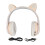 Ακουστικά Bluetooth Cat Ear για Κορίτσια και Έφηβες, Άνετο, Πτυσσόμενο Σχεδιασμό με 1