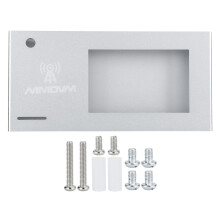Carcasa para módem de voz digital, carcasa para placa de punto de acceso dúplex con orificios de ventilación, carcasa protectora de ABS y metal de