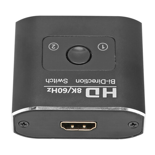 Διαχωριστής HDMI, Μετάδοση Ήχου & Βίντεο, True8K Hd, Αμφίδρομος Διακόπτης 2 Θύρες 8K60Hz, 2