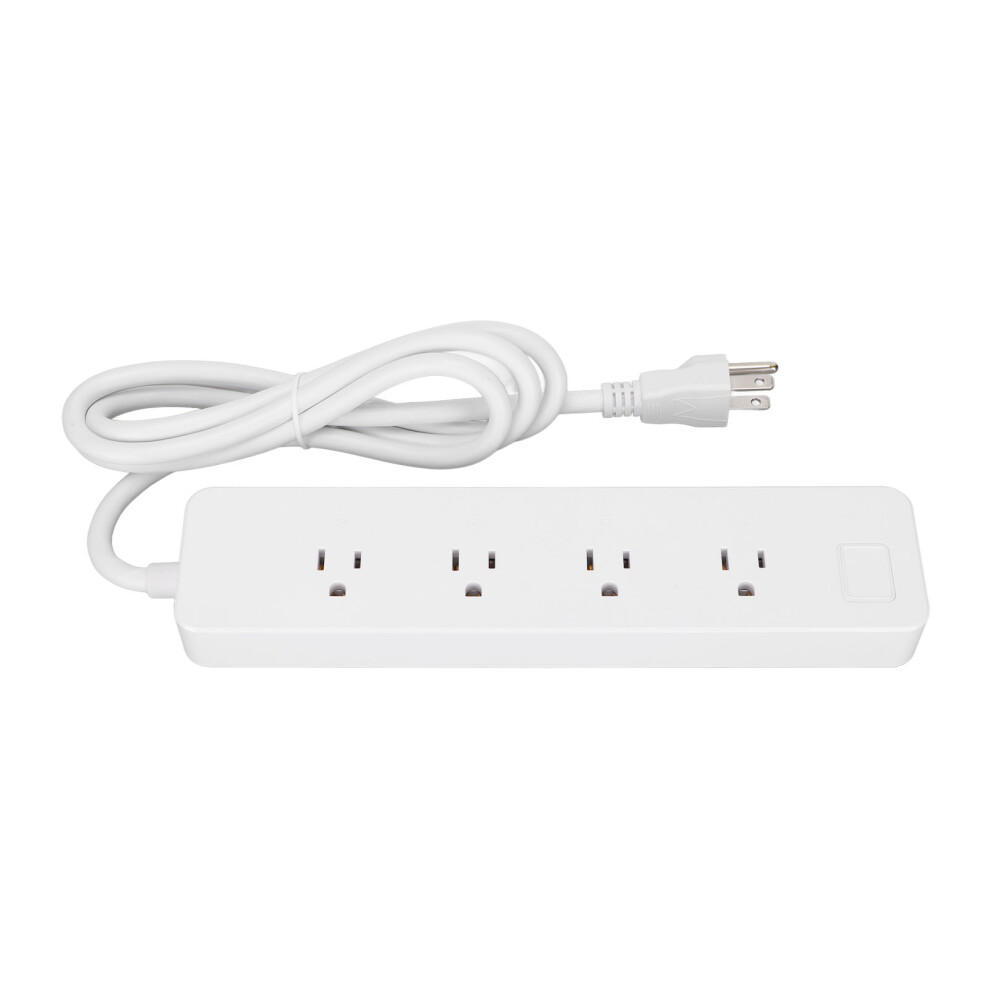 Wifi Smart Outlet Power Strip, Usb Charging Ports Surge Protector, Voice Activated Timer Control Compatible With Alexa Google Home, Remote Access Inte 9416038658204