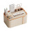 Desktop Tissue Box Houder voor opslag op afstand en telefoon-Wit 1
