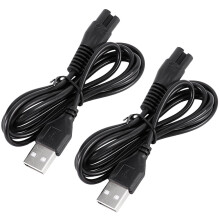 Ladekabel für USB-aufladbare Rasierer, universelles Haarschneidemaschinen-Ladegerät mit Überspannungsschutz, Ersatzkabel kompatibel