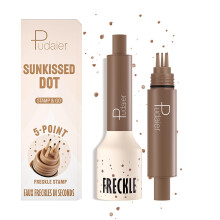 Freckle Stamp Pen 5Dot Quick Dry Fake Freckle Marker for Natural Sunkissed Makeup 04 Caramel