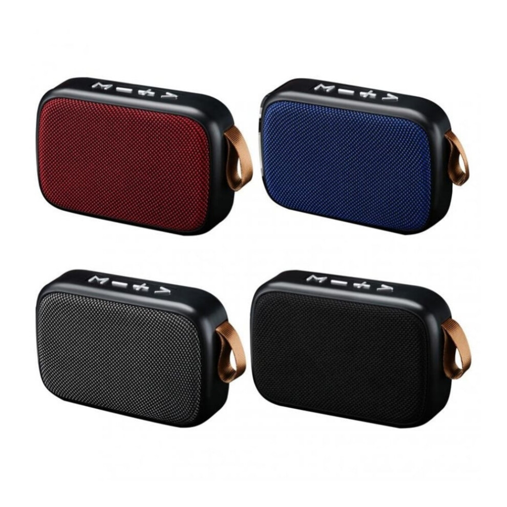 Waterproof Portable Speaker,Wireless Outdoor Supports Bluetooth Tf Usb Fm,Loud Stereo For Home And Party, Booming Bass,25M Bluetooth Connection Red 9420858839507