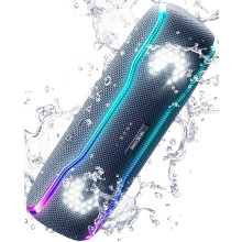 Cainteoirí Bluetooth do Laistigh & Lasmuigh, Seó Solais Pulsála EQ, Fuaim Steirió Ard 25W, Oiriúnach do Shiúil & Cóisirí Trá,