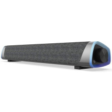 Compánach Fuaime Deisce Galánta, Cainteoirí Ríomhaire HiFi Cumhachtaithe ag USB le Aux-in 3.5mm, Fuaim Timpeall agus Éifeachtaí LED do