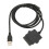 Προσαρμογέας σειριακής θύρας DB9 USB σε καλώδιο μετατροπέα RS232 με FTDI Chipset LED δείκτες 1
