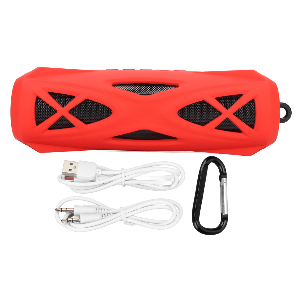 Magnetic Waterproof Speaker For Outdoor Enthusiasts,Shock-Proof Design,24H Playtime,Bluetooth Connectivity,Supports Microsd Card Up To 32Gb, Clear 9420858849902