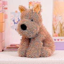 (40cm, Brown) West Highland Terrier Puppy Plush Toy - Stuffed Animal - Girly Doll Gift