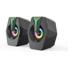 Ηχεία πολυμέσων Plug and Play, συμπαγής σχεδιασμός με αυτόματα φώτα 7 χρωμάτων που