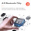 Φορητό ηχείο Bluetooth, πράσινο αδιάβροχο εξωτερικό, υποστηρίζει Bluetooth TF USB FM, δυνατά 5