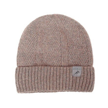 (Khaki) Pure Cashmere Winter Beanie Skullies Cap Fleece Lined Knit Watch Cap Beanie Skull Cap For Women Men Unisex