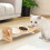 Living And Home Height Adjustable Pet feeder for Cats & Dogs 2