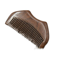 Wooden Hair Comb Natural Sandalwood Wide Tooth Anti Static for Scalp Massage and Hair Care