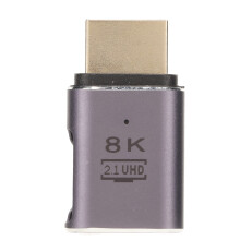 Wtyczka 4K UHD HDMI do wirtualnego wyświetlania, emulator wirtualnego ekranu zgodny z HDMI 2.1 do pulpitu zdalnego o wysokiej rozdzielczości z