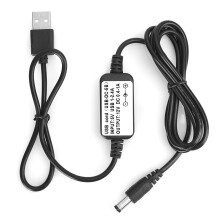 USB-Ladekabel mit Stromausgang für Funkgeräte, kompaktes, benutzerfreundliches Kabel, kompatibel mit Walkie-Talkie-Geräten, USB-zu-DC-Adapter, der