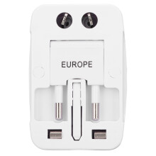 Compagno di viaggio globale: caricabatterie internazionale, adattatore universale con protezione di sicurezza multipla, indicatore LED per oltre 150