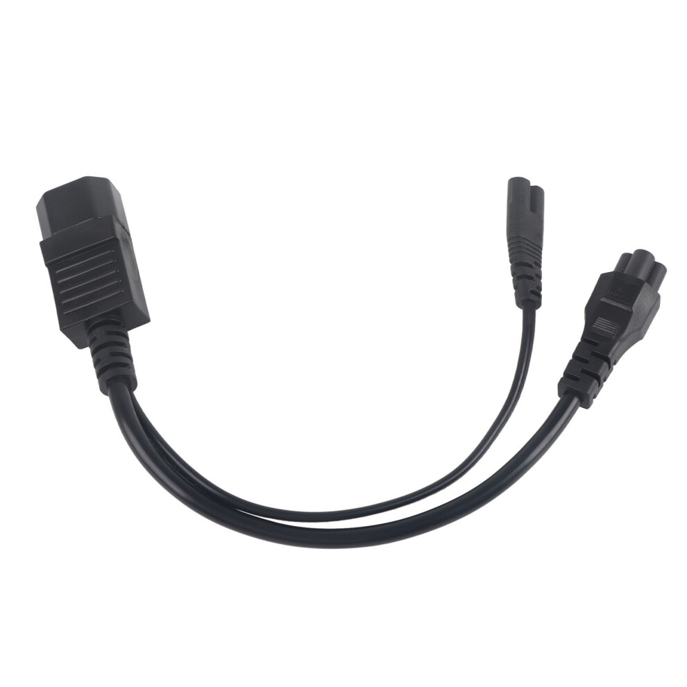Y Type Splitter Adapter Cable, Rated Current And Voltage Up To 10A 250V, Power Plug Cord For Desk Lamps Speakers Lcd Monitors Printers Digital Cameras 9416038695438