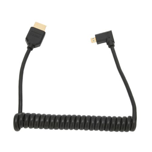 HDMI υψηλής ταχύτητας με Ethernet, προσαρμογέας Micro HDMI σε HDMI, σπειροειδές καλώδιο,