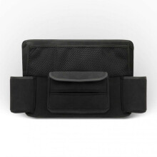 (Black) Car Seat Middle Hanger Storage Bag Seat Back Storage Bag Hanger Bag Organizer Universal Fits For All Vehicle