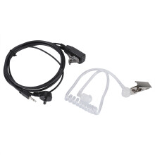 Verborgen luchtakoestische headset met PTT-knop, geschikt voor walkie-talkies. Uitstekende compatibiliteit met BaoFeng, Kenwood en Retevis radio's.