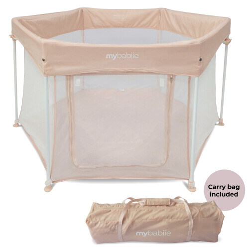 My Babiie Baby Playpen - Blush 1