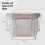 My Babiie Baby Playpen - Blush 9