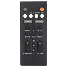 Telecomando Bluetooth per soundbar, dispositivo a infrarossi ad alta fedeltà di ricambio per sistemi audio domestici Yamaha, facile da usare, non