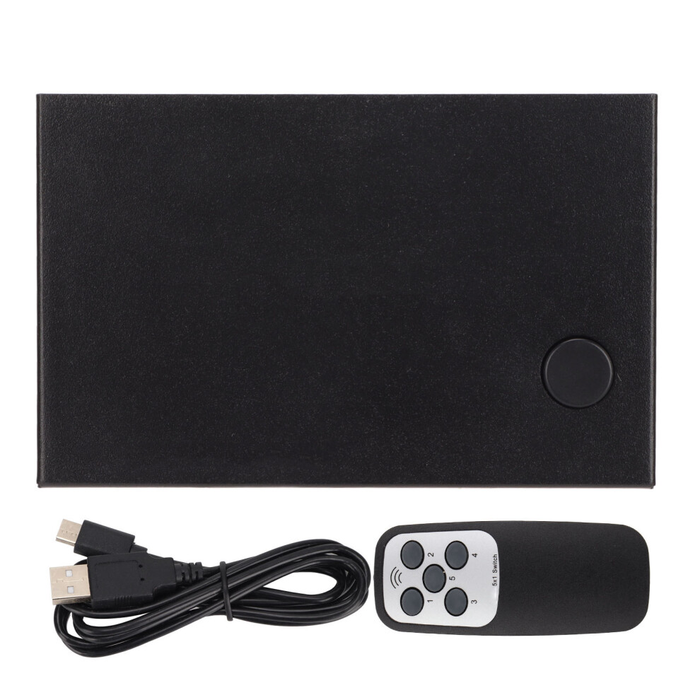 Hd Multimedia Interface 2.0 5X1 Switcher For Unmatched Video Streaming,Supports Simultaneous Transmission Of Two Video Streams, Good Quality, Durable 9420858851585