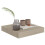 VidaXL vidaXL Floating Wall Shelf Oak MDF Display Ledge Hanging CD Rack Wall Board 4