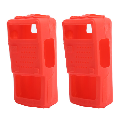 Θήκη σιλικόνης για Walky Talky, προστατευτική θήκη για το μίνι ραδιόφωνο Baofeng UV5R, 1