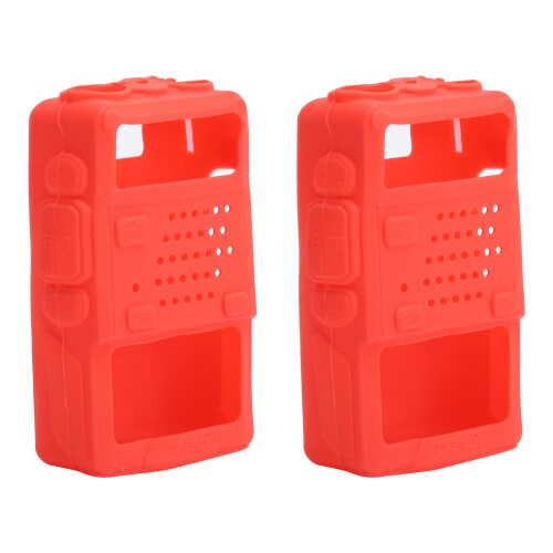 Θήκη σιλικόνης για Walky Talky, προστατευτική θήκη για το μίνι ραδιόφωνο Baofeng UV5R, 2