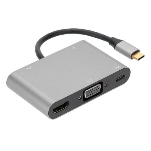 Μετατροπέας VGA USB C σε HDMI, ο συγχρονισμός βίντεο Vivid3D Effect εξασφαλίζει καθηλωτικά 2