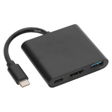 Schlanker und tragbarer Multiport-Adapter, Ihr ultimativer Begleiter für Ultra-HD-HDMI-Ausgabe und Schnellladung, kompaktes Design für unterwegs,