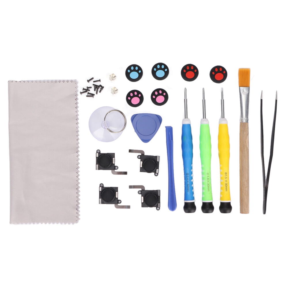 Precision Analog Stick Replacement, Comprehensive 33 In 1 Toolset For Seamless Installation, Fixes Drift Issues In Joycon Controller, Professional Qua 9416038683220
